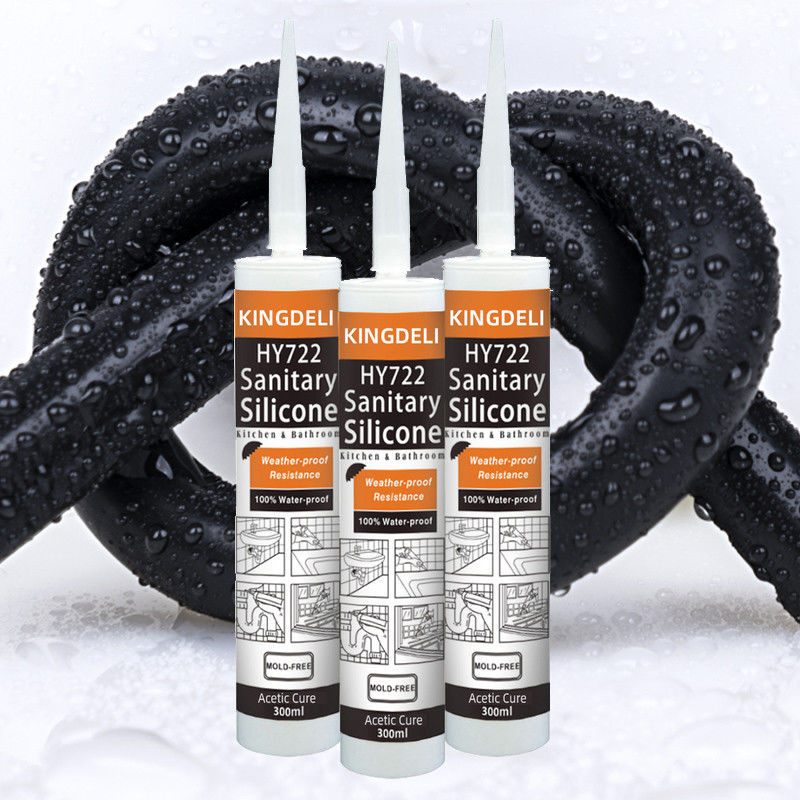 Personnalisé Un composant Sanitaire Silicone Sealant Couleur blanche transparente