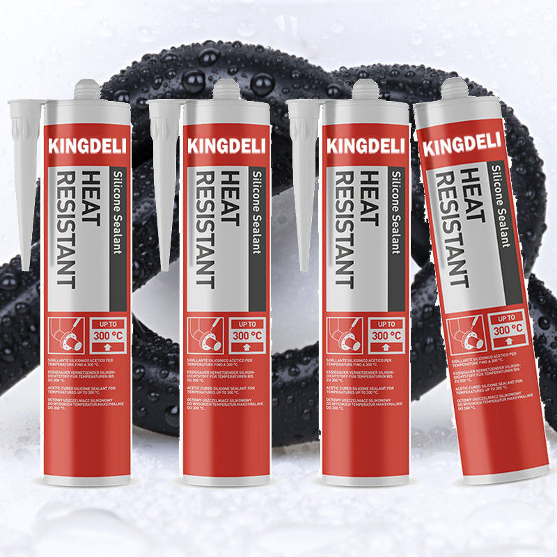 Mastic neutre d'usage universel Grey Color imperméable de silicone de preuve de chaleur