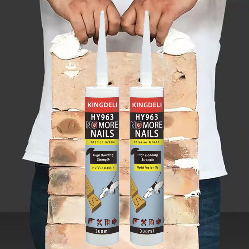Couleur crème Pas plus de ongles Collage étanche pour bois