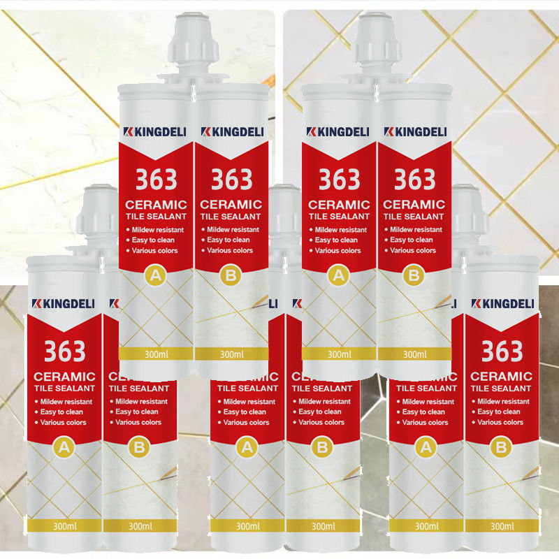Glitter d'or deux parties époxy sélecteur de coulisse Caulk Proof de moisissure pour le remplissage des lacunes de tuiles